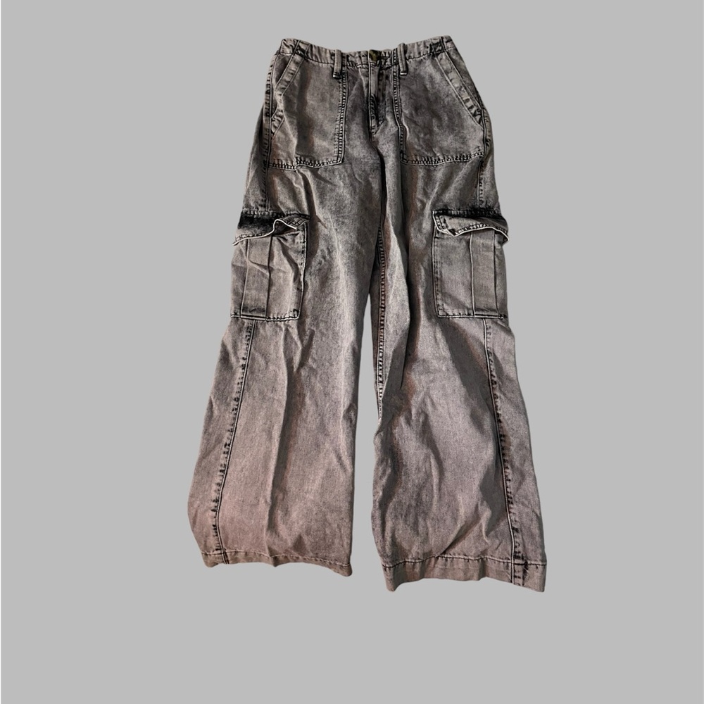 Gray Cargo Pants